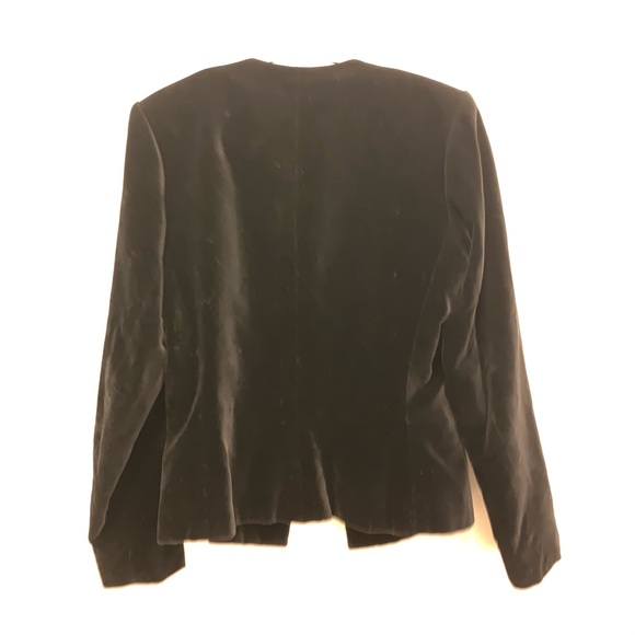 Vintage YSL Rive Gauche velvet jacket size 36 - Picture 5 of 5